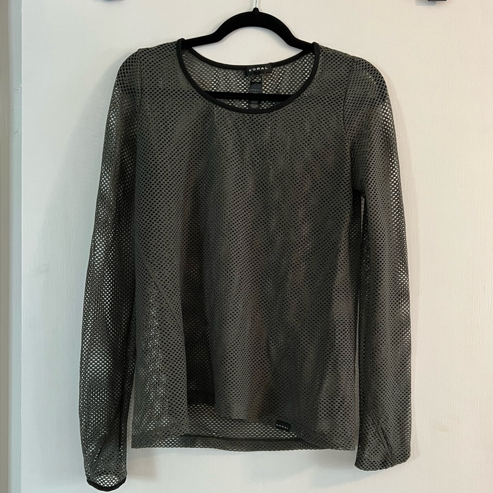 Koral Yoga Mesh Pullover
